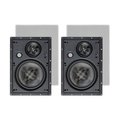 Monoprice Alpha In-Wall Speakers 8in Carbon Fiber 3-Way (pair) 34200
